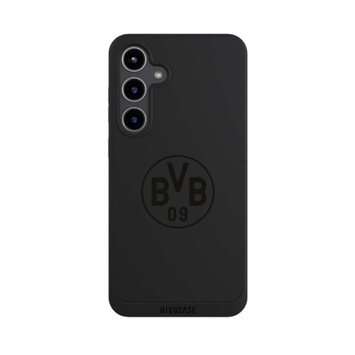 Samsung Galaxy S24+ NIVOpure BVB Logo Schwarz Transparent