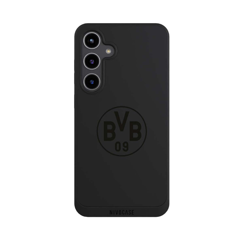 Galaxy S24 + NIVOpure BVB Logo Schwarz Transparent