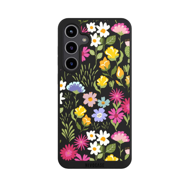Galaxy S24 + NIVOpure Bunte Sommerblumen Transparent