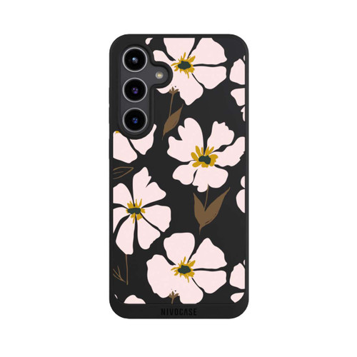 Samsung Galaxy S24+ NIVOpure Simple Pastell Flowers Rose Transparent