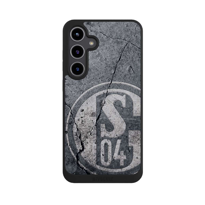 Galaxy S24 + NIVOpure Schalke 04 Beton Look