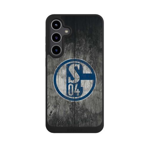 Samsung Galaxy S24+ NIVOpure Schalke 04 Holz Look