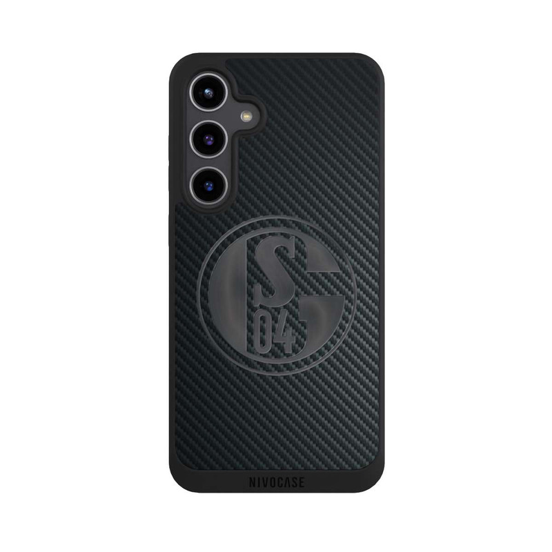 Galaxy S24 + NIVOpure Schalke 04 Carbon Look