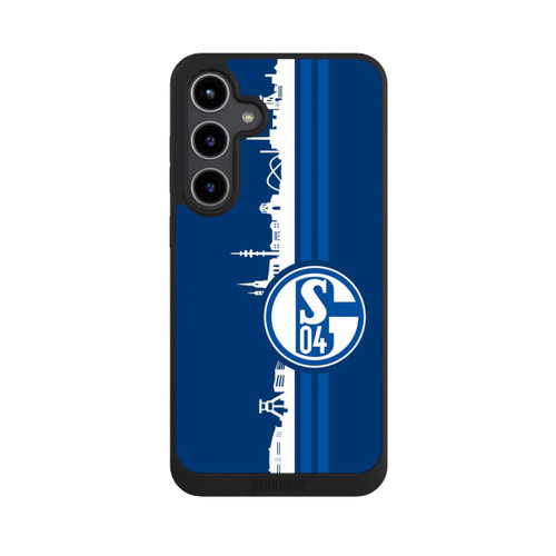 Samsung Galaxy S24+ NIVOpure Schalke 04 Skyline Blau