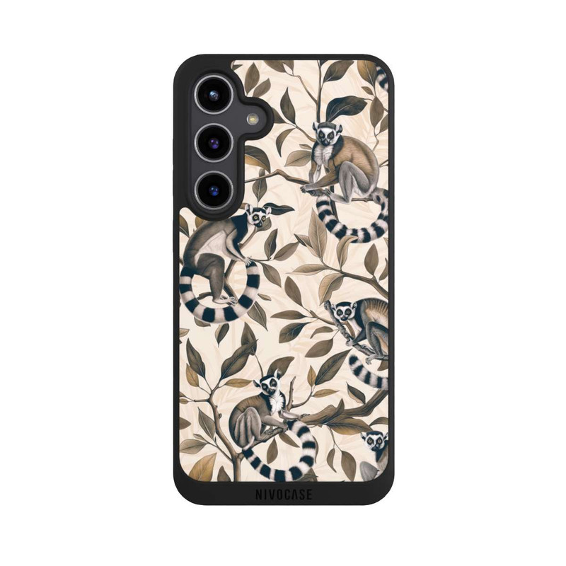 Galaxy S24 + NIVOpure Lush Tropical Lemur Paradise avec IA