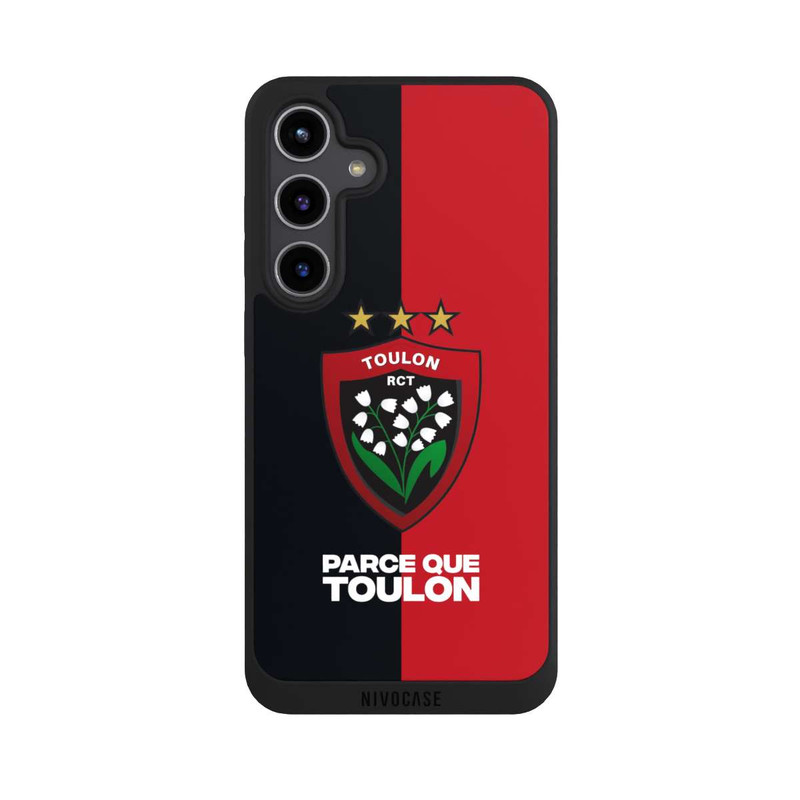 Galaxy S24 + NIVOpure RCT Logo Rouge Noir