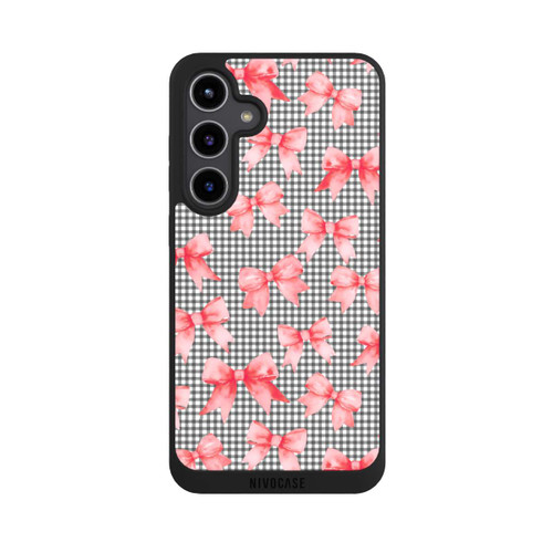 Samsung Galaxy S24+ NIVOpure Red Bows and Gingham