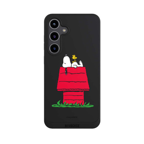 Samsung Galaxy S24+ NIVOpure Transparent Snoopy and Woodstock Classic
