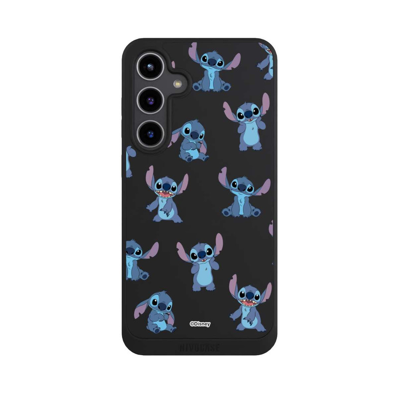 Galaxy S24 + NIVOpure Stitch Faces Pattern Transparent