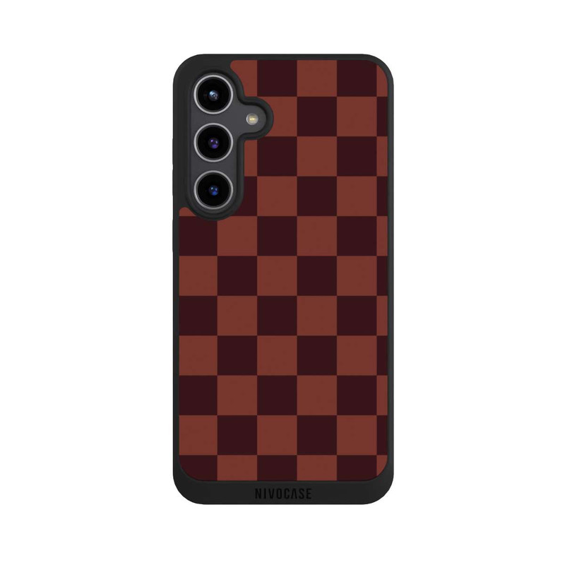 Galaxy S24 + NIVOpure Motif en Damier Rouge