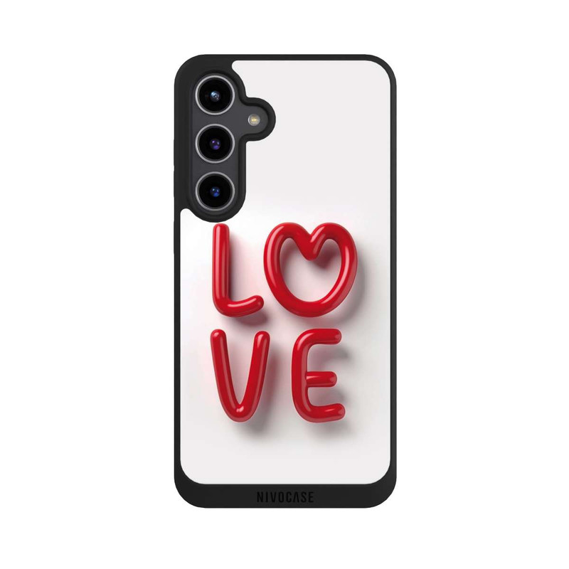 Galaxy S24 + NIVOpure Love Statement Red with AI