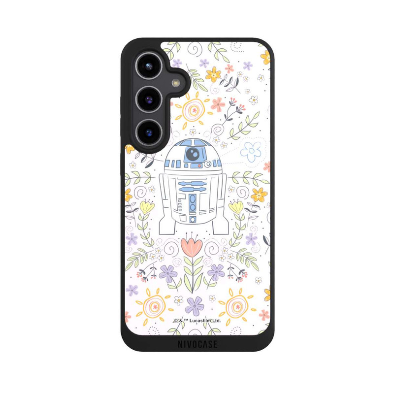 Galaxy S24 + NIVOpure R2D2 Blumen Muster