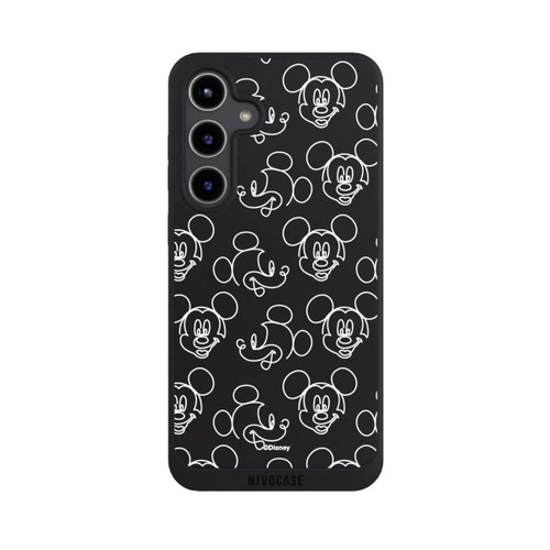 Samsung Galaxy S24+ NIVOpure Disney Mickey Muster Schwarz