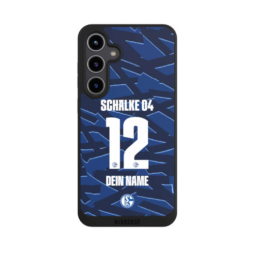 Samsung Galaxy S24+ NIVOpure Schalke 04 Trikot Personalisierbar 25-26