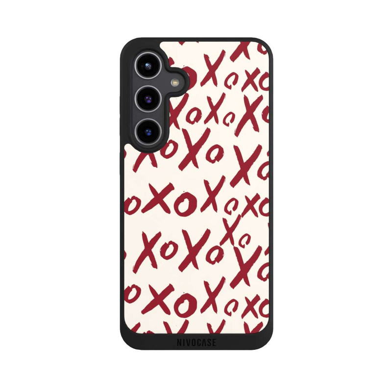 Galaxy S24 + NIVOpure XOXO Love Pattern Beige