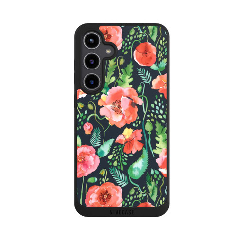 Samsung Galaxy S24+ NIVOpure Mohnblumen Dunkle Wildnis