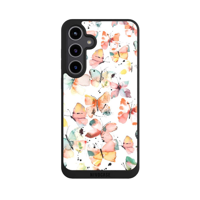 Galaxy S24 + NIVOpure Sanfte Schmetterlinge Muster