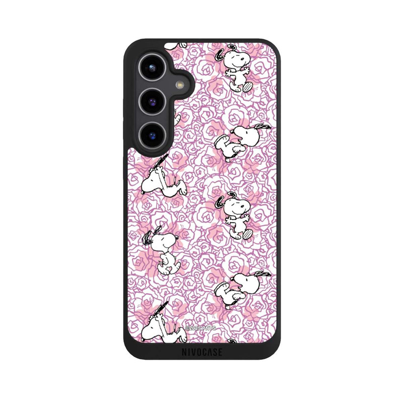 Galaxy S24 + NIVOpure Peanuts Pink Roses Pattern