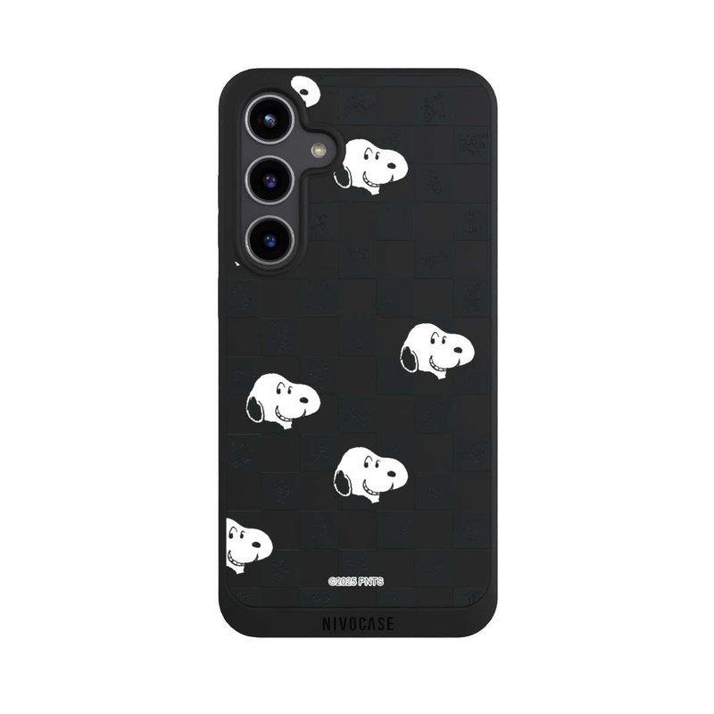 Galaxy S24 + NIVOpure Snoopy Checked Pattern