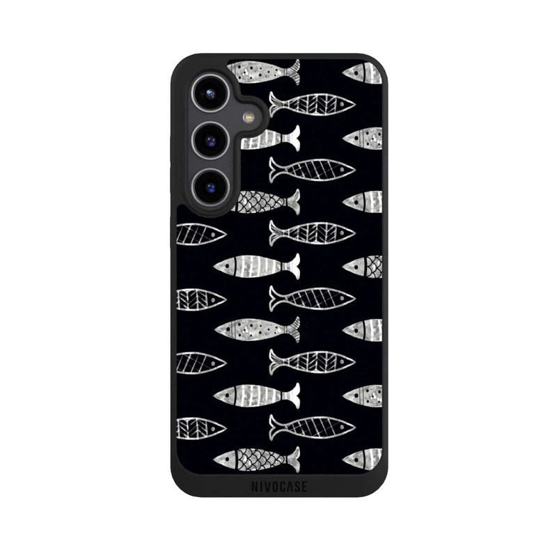 Galaxy S24 + NIVOpure Black Fishy Theme