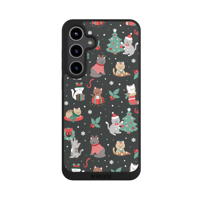 Galaxy S24 + NIVOpure Weihnachtliche Kätzchen