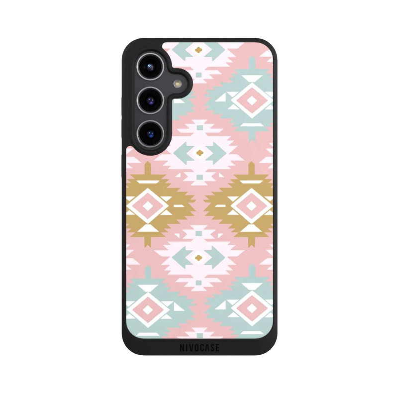 Galaxy S24 + NIVOpure Modern Tribal Boho Aztec Geometric Design