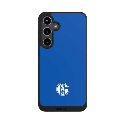Samsung Galaxy S24+ NIVOpure FC Schalke 04 Logo Blau