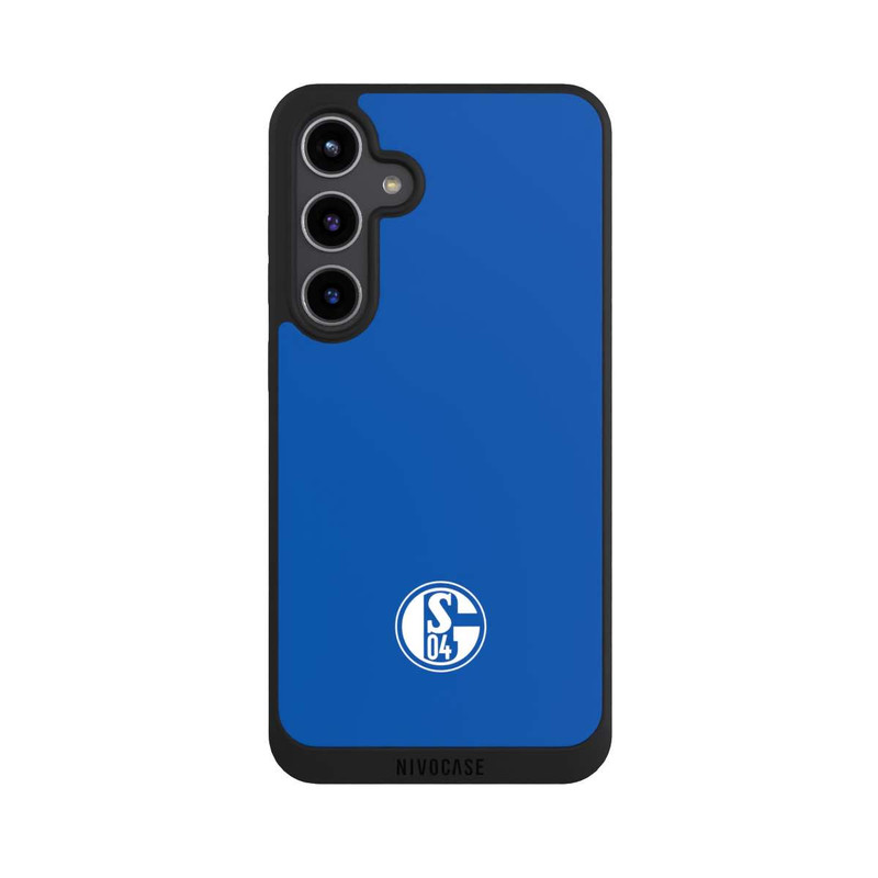 Galaxy S24 + NIVOpure FC Schalke 04 Logo Blau
