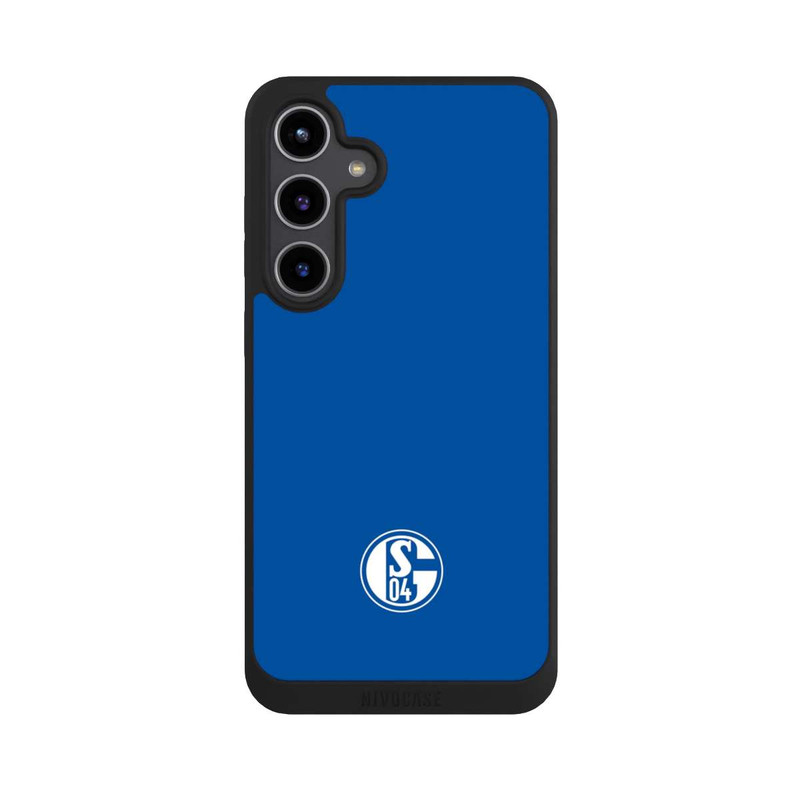 Galaxy S24 + NIVOpure FC Schalke 04 Logo Blau