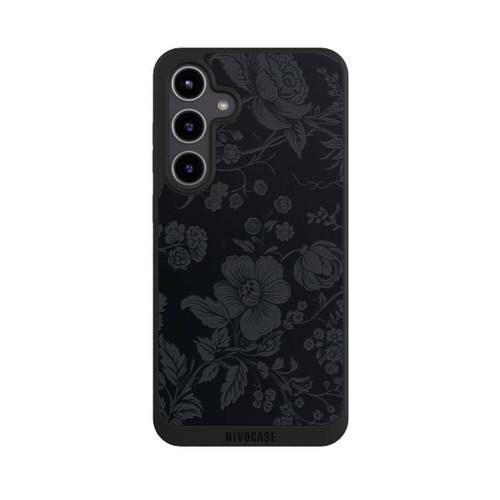Samsung Galaxy S24+ NIVOpure Dunkle Blumen Vintageoptik