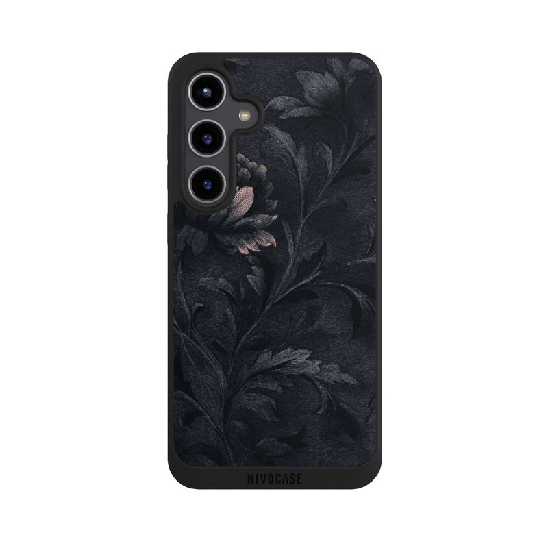 Galaxy S24 + NIVOpure Flower Pattern Dark Vintage