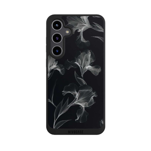 Samsung Galaxy S24+ NIVOpure Blumen Schwarz-Weiß Röntgenaufnahme
