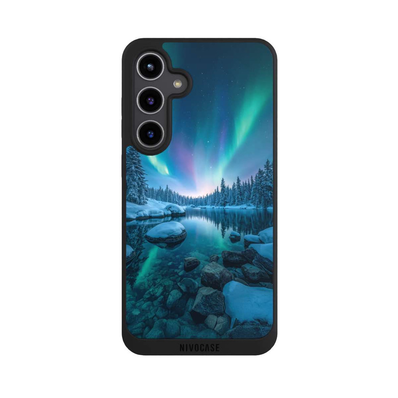 Galaxy S24 + NIVOpure Aurores boréales Briller avec IA