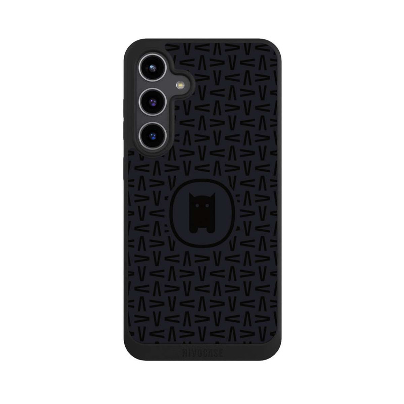 Galaxy S24 + NIVOpure Nivocase Muster Schwarz Grau