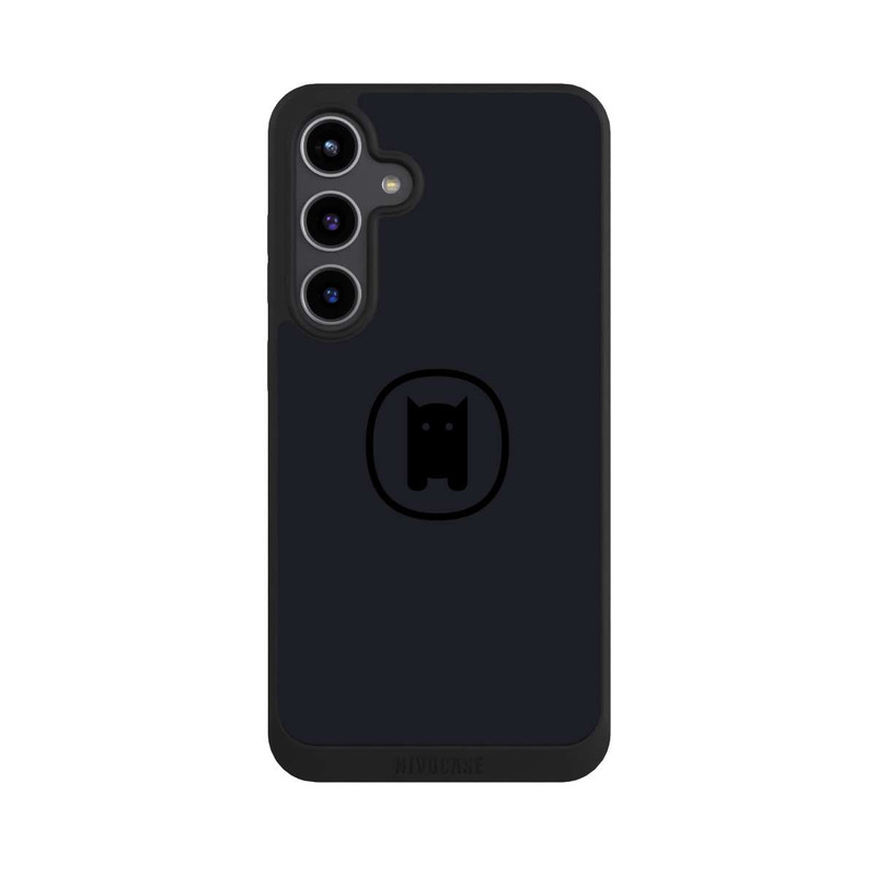 Galaxy S24 + NIVOpure Nivocase Logo Large Black Gray