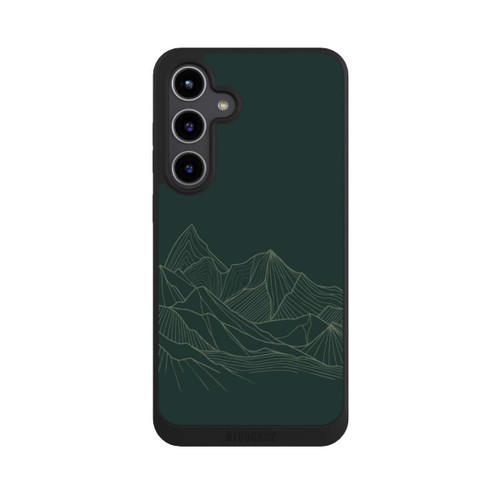 Samsung Galaxy S24+ NIVOpure Berg Line Art Grün