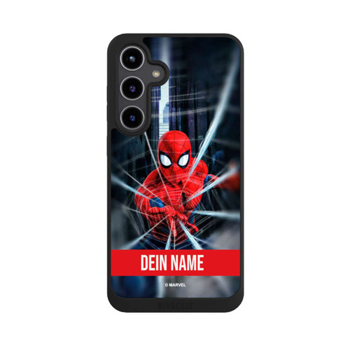 Samsung Galaxy S24+ NIVOpure Spiderman Webs in Action Personalisierbar