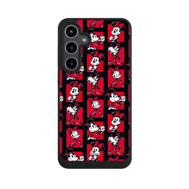 Galaxy S24 + NIVOpure Mickey Mouse Racing Pattern Red