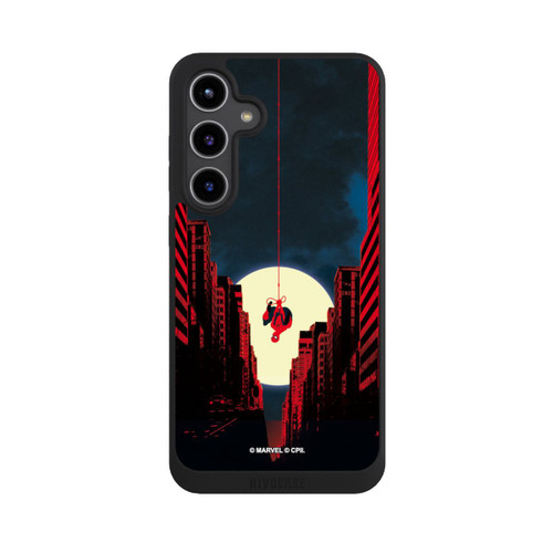Samsung Galaxy S24+ NIVOpure Spider-Man Marvel between Skyscrapers