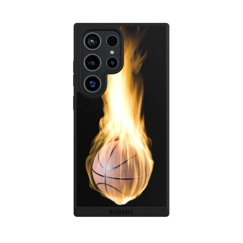 Galaxy S24 Ultra NIVOpure Brennende Basketball Leidenschaft