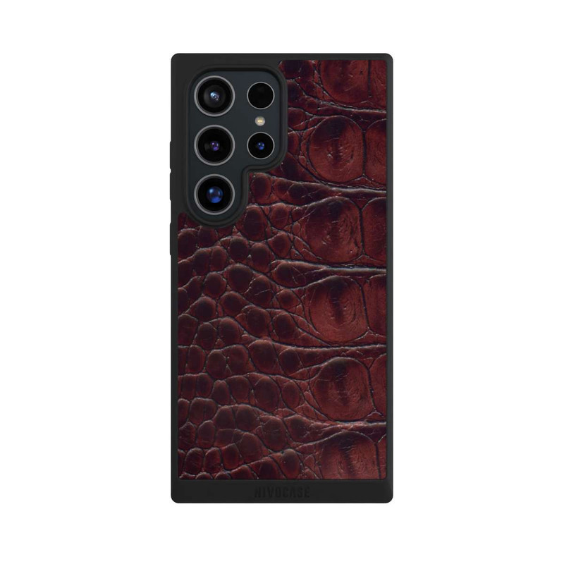 Galaxy S24 Ultra NIVOpure Kroco Dunkelbraun