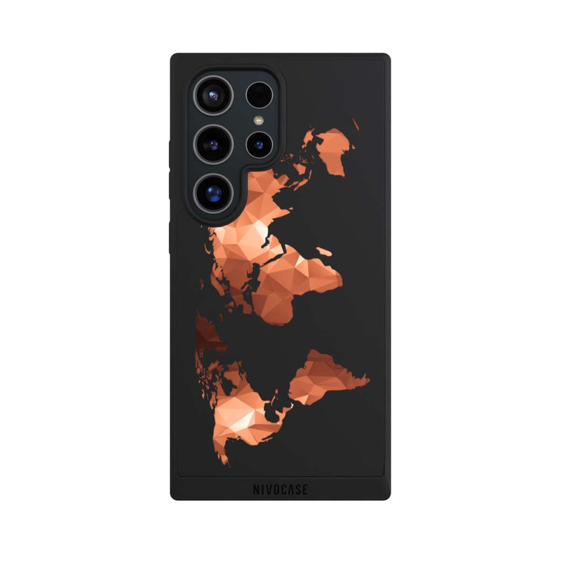 Galaxy S24 Ultra NIVOpure Worldmap Triangle transparent