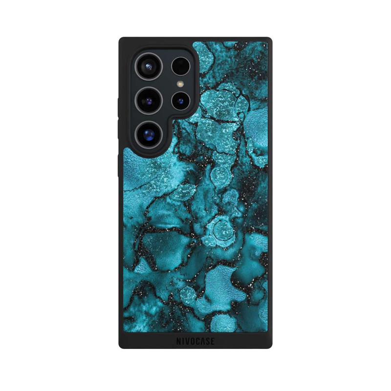 Galaxy S24 Ultra NIVOpure Paillettes Bleues
