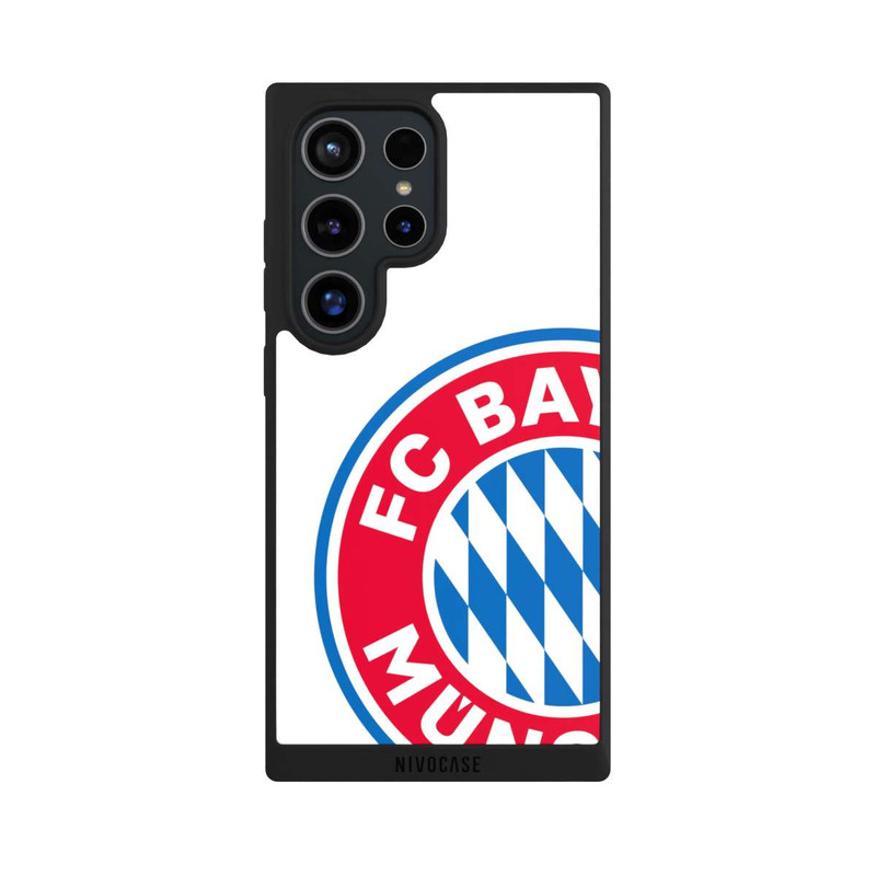 Galaxy S24 Ultra NIVOpure Großes FCB Logo Weiß
