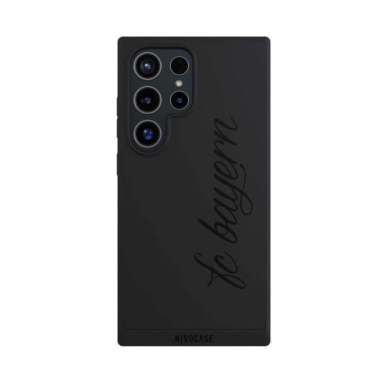 Galaxy S24 Ultra NIVOpure Schwarzes FCB Girlmotiv - ohne Hintergrund