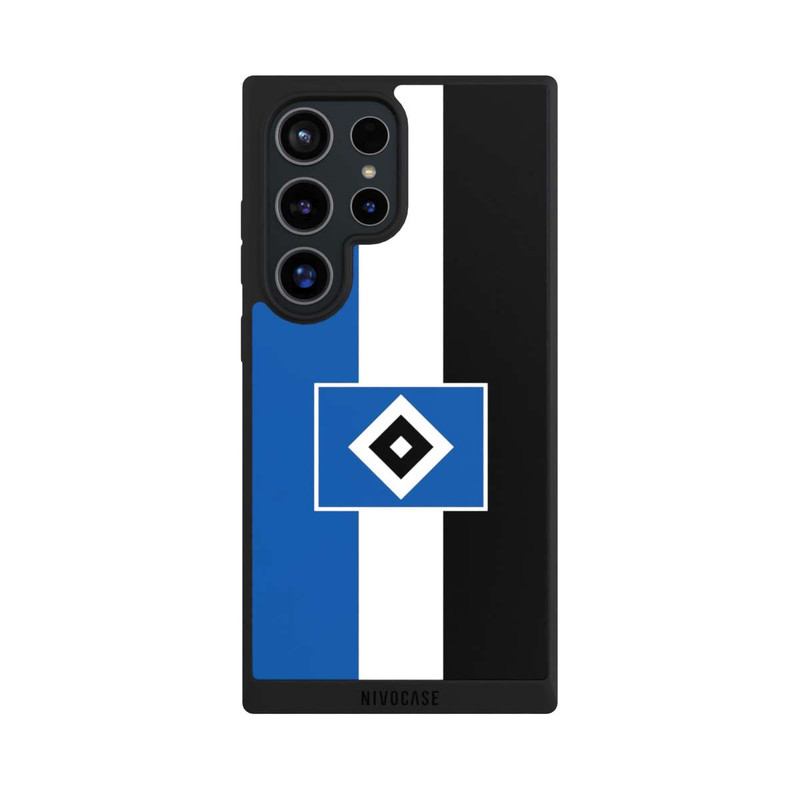 Galaxy S24 Ultra NIVOpure HSV Streifen - Blau-Weiß-Schwarz