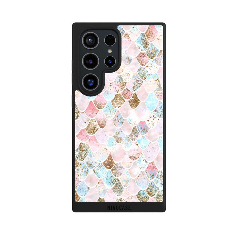 Galaxy S24 Ultra NIVOpure Motif sirène à l'aspect pailleté