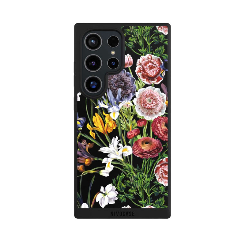 Galaxy S24 Ultra NIVOpure Motif de fleurs anciennes