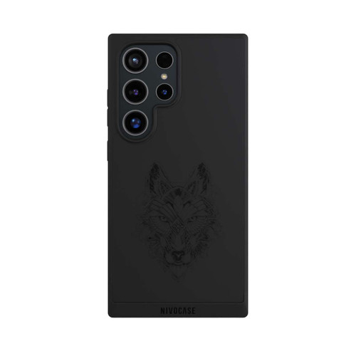 Samsung Galaxy S24 Ultra NIVOpure Wolf Mandala ohne Hintergrund