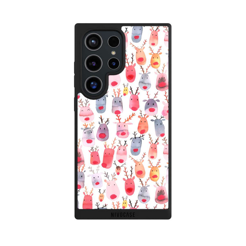Galaxy S24 Ultra NIVOpure Aquarelle de renne mignon